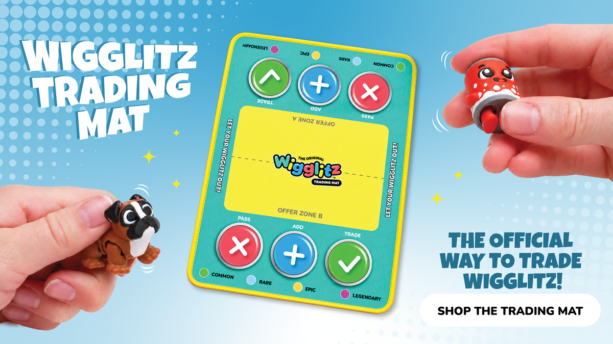 Wigglitz Trading Mat - the official way to trade Wigglitz. Shop the Wigglitz Trading Mat.