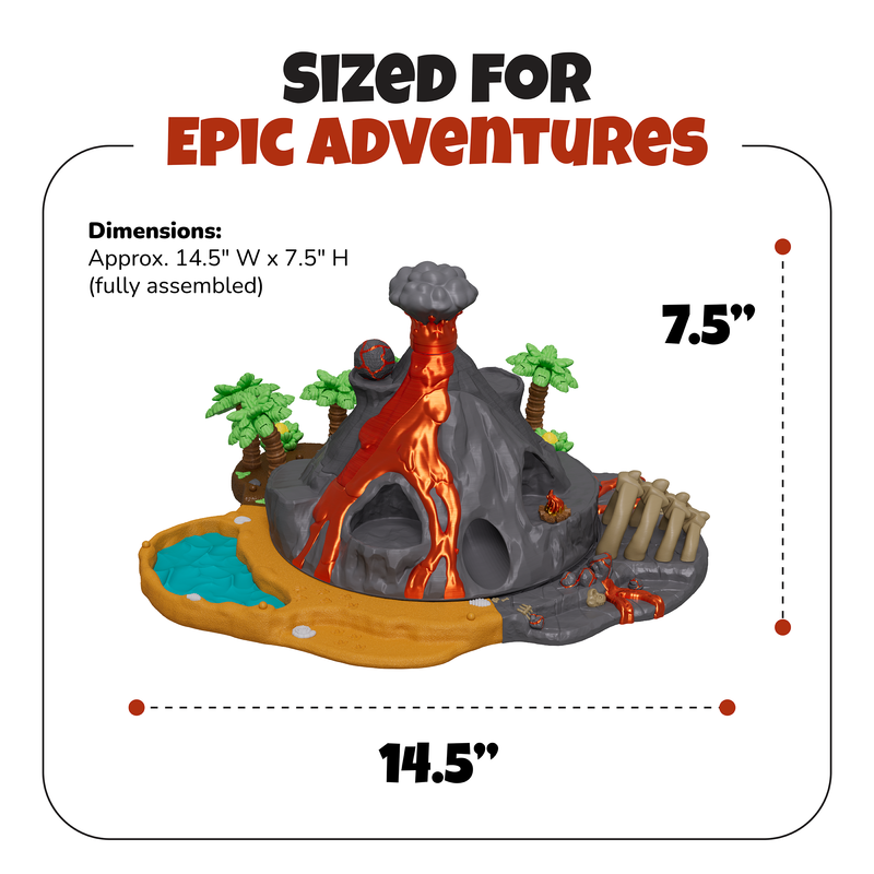 Wigglitz Volcano Playsetz