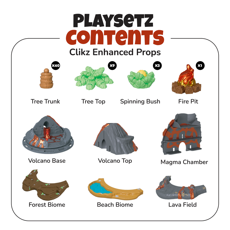 Wigglitz Volcano Playsetz