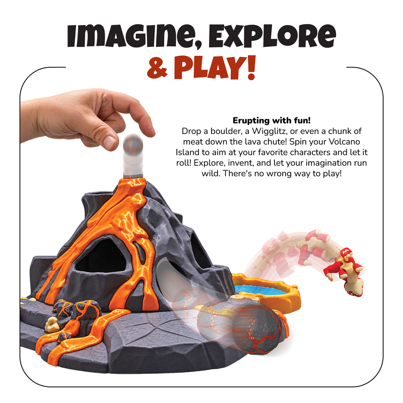 Wigglitz Volcano Playsetz